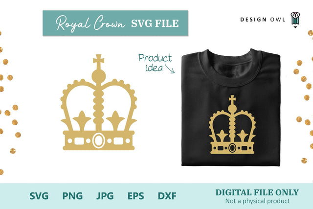 Crown SVG File SVG Design Owl 