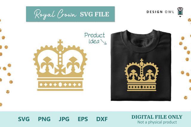Crown SVG File SVG Design Owl 