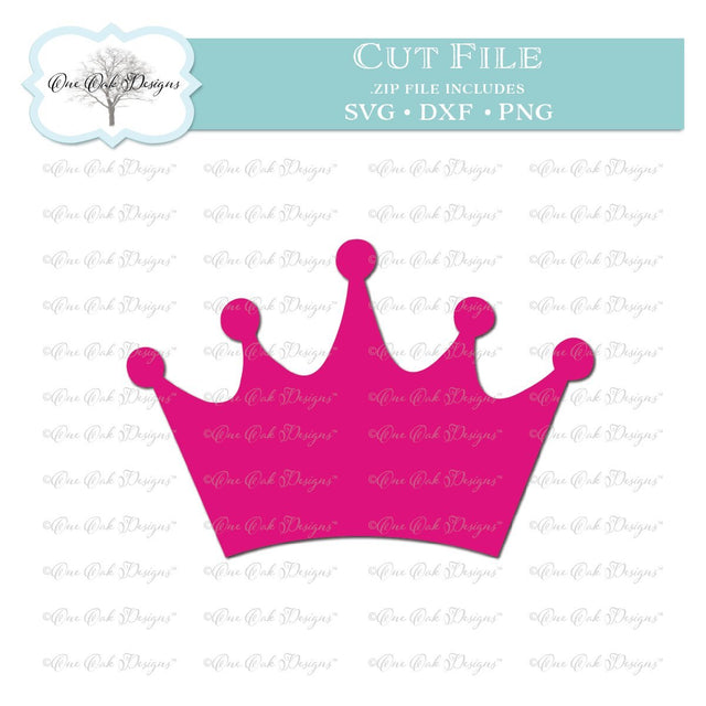 Crown SVG One Oak Designs 