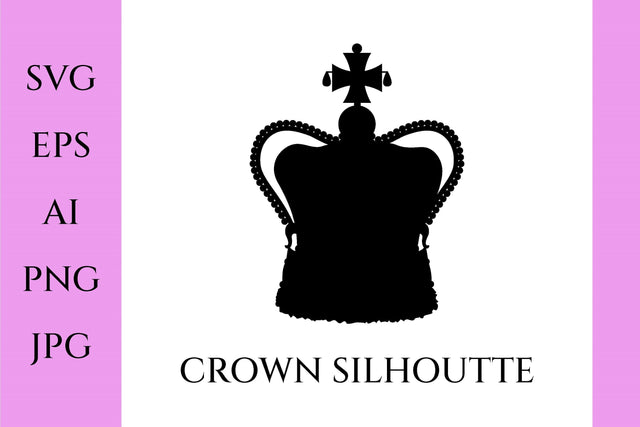 Crown SVG Silhouette | Royal Sublimation Design SVG AnnaViolet_store 