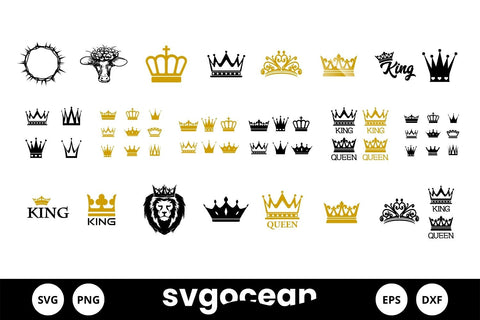 Crowns SVG Bundle SVG SvgOcean 