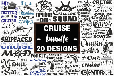 Cruise Bundle SVG cut file, Cruise Designs SVG SoMemorableDesigns 