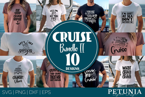 Cruise Ship SVG Bundle | Cruise T-shirt SVG Bundle SVG Petunia Digital Design 