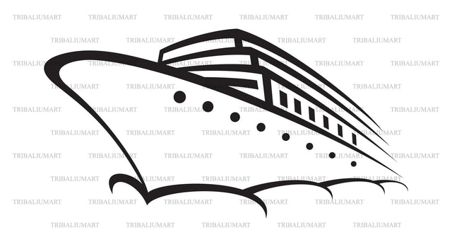 Cruise ship SVG TribaliumArtSF 