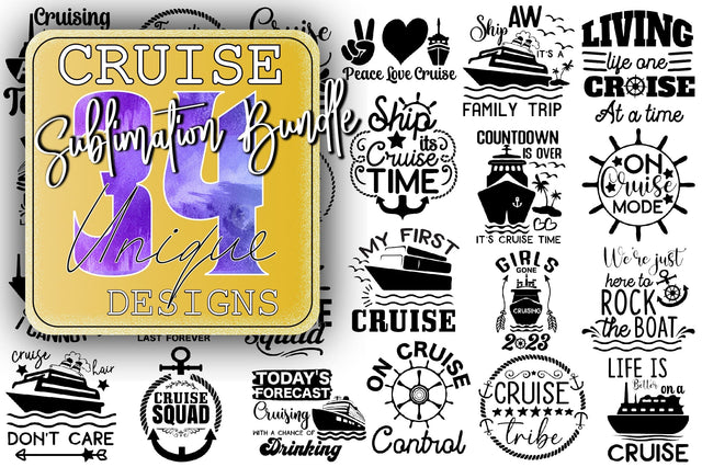 Cruise Sublimation Bundle Sublimation Creativeart88 