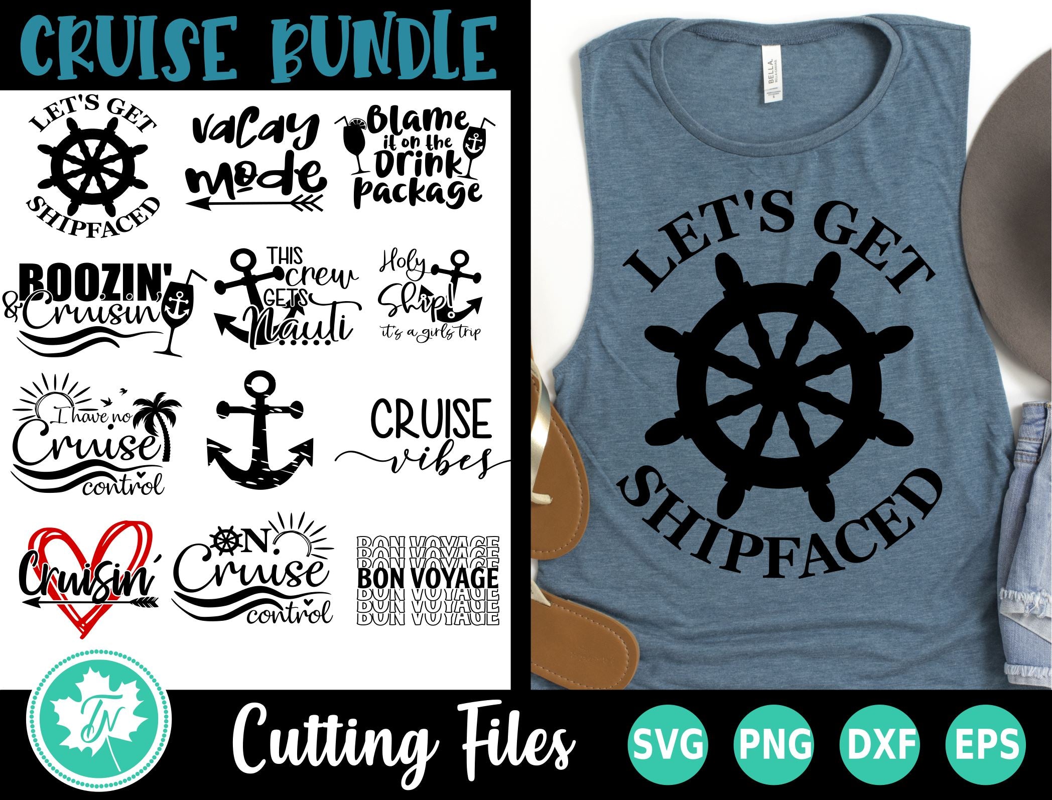 Cruise Ship SVG Bundle  Cruise T-shirt SVG Bundle - So Fontsy