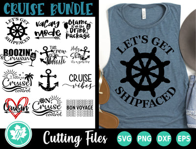 Cruise SVG Bundle - 12 Files Included SVG TrueNorthImagesCA 
