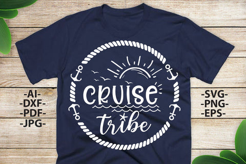 Cruise Tribe Svg | Family cruise svg |Cruise tshirts Svg | Cruise Svg | Vacation Svg | Summer Svg | Silhouette - 2X SVG files Cameo, Cricut SVG 1uniqueminute 