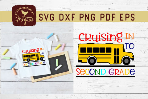 Cruising Into Grade School Bus SVG SVG Tinker & Teal 