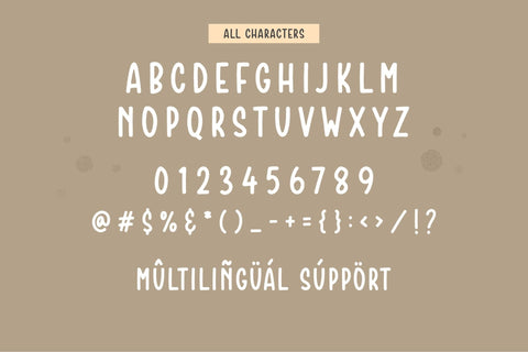 Crumble Bakery Font Timur type 