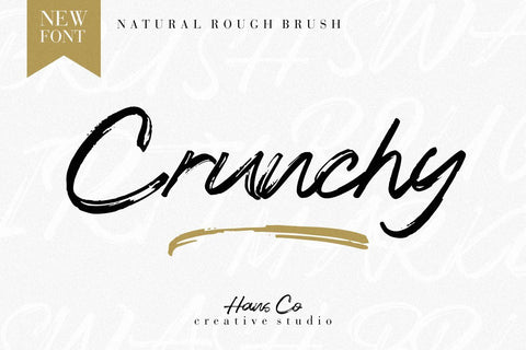 Crunchy Font Hans Co 