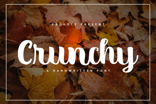 Crunchy Font love script 