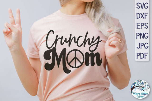 Crunchy Mom SVG SVG Wispy Willow Designs 