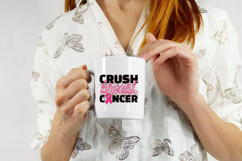 Crush Breast Cancer PNG Sublimation Sublimation CraftLabSVG 