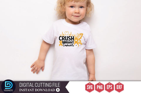 Crush breast cancer SVG SVG DESIGNISTIC 