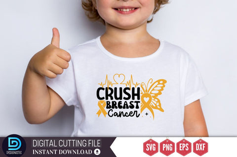 Crush breast cancer SVG SVG DESIGNISTIC 