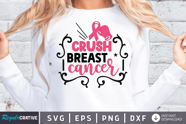 Crush breast cancer SVG SVG Regulrcrative 