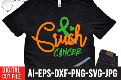 Crush Cancer SVG Cut File SVG BlackCatsMedia 