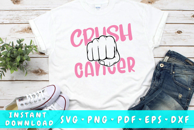 Crush Cancer SVG SVG HappyDesignStudio 