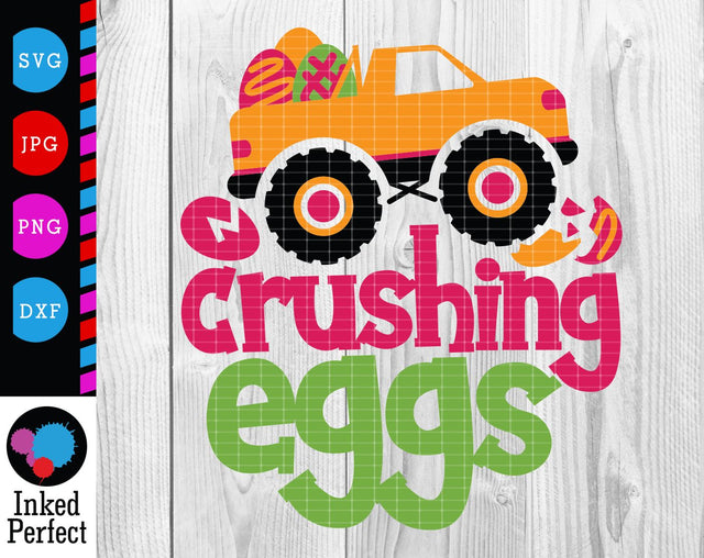 Crushing Eggs SVG Inked Perfect 