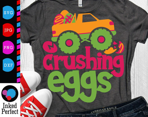 Crushing Eggs SVG Inked Perfect 