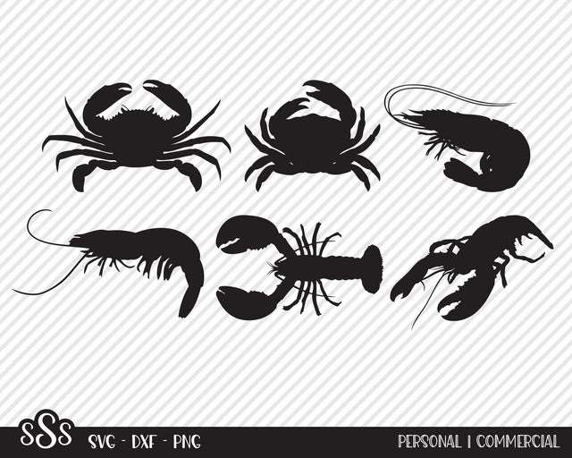 Crustacean Bundle | Outdoor SVG SVG Texas Southern Cuts 