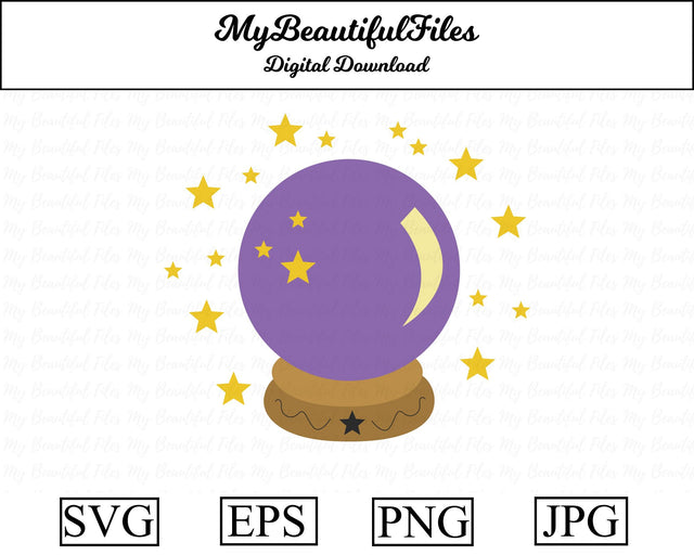 crystal ball - halloween SVG MyBeautifulFiles 