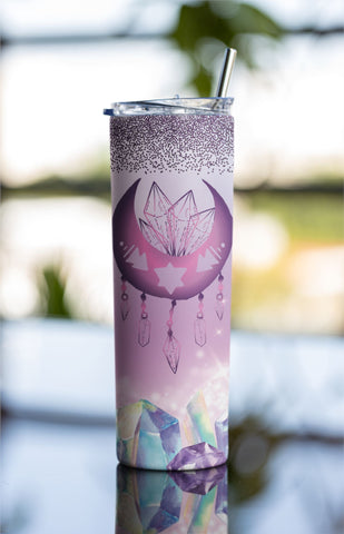 Crystal Boho Tumber Png, Boho Png, Crystal Sublimtion Design, Digital Download Sublimation Rabbitmakies 