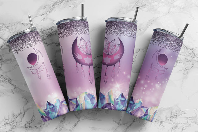 Crystal Boho Tumber Png, Boho Png, Crystal Sublimtion Design, Digital Download Sublimation Rabbitmakies 