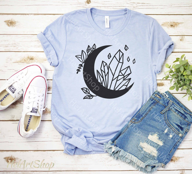 Crystal Moon svg SVG _HelArtShop_ 