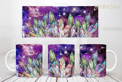 Crystal Mug PNG, Celestial Mug Png, 11Oz Mug Sublimation Png Sublimation _HelArtShop_ 
