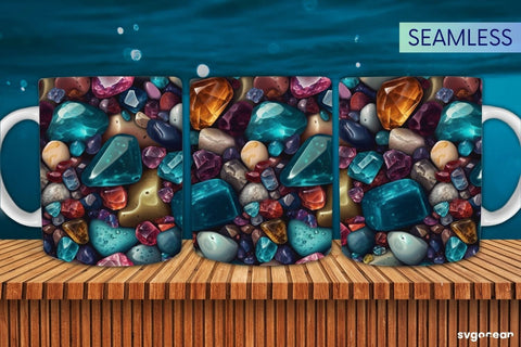 Crystal Mug Wraps Bundle | 11 oz | Sublimation Sublimation SvgOcean 