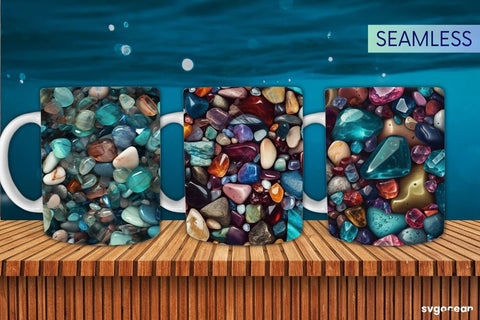 Crystal Mug Wraps Bundle | 11 oz | Sublimation Sublimation SvgOcean 