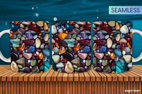 Crystal Mug Wraps Bundle | 11 oz | Sublimation Sublimation SvgOcean 