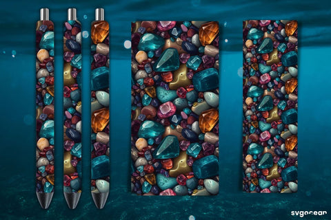 Crystal Pen Wraps Bundle | Sublimation Sublimation SvgOcean 