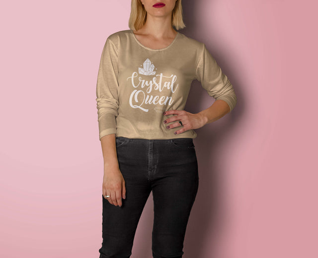 Crystal Queen Svg, Witch svg File, Crystals SVG, Witch Svg T Shirt Design, crystal ball svg,, Witchy woman svg, Sarcastic Svg, spiritual svg SVG Dinvect 