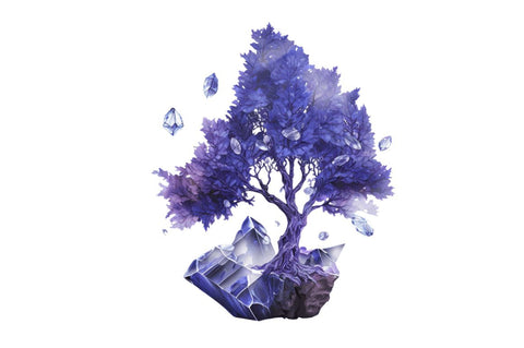 Crystal Trees Clipart Bundle Sublimation Regulrcrative 