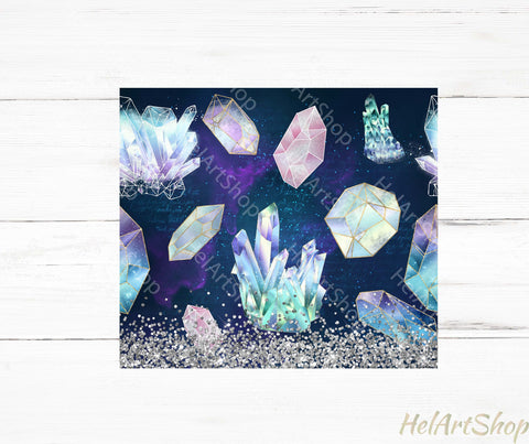 Crystal Tumbler PNG Sublimation, Celestial Tumbler PNG Sublimation _HelArtShop_ 