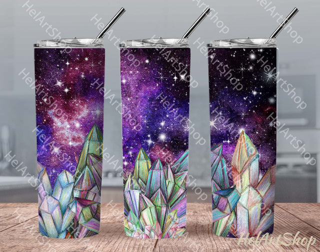 Crystal Tumbler PNG Sublimation, Celestial Tumbler Png Sublimation _HelArtShop_ 