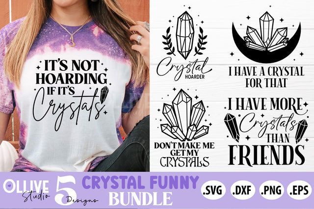Crystals SVG Bundle | Crystals Funny Quote SVG SVG Ollive Studio 