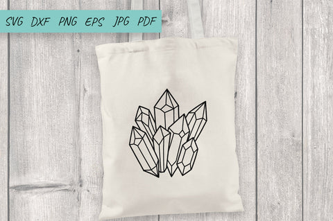 Crystals SVG, Diamond, Crystals Cut File SVG Irina Ostapenko 