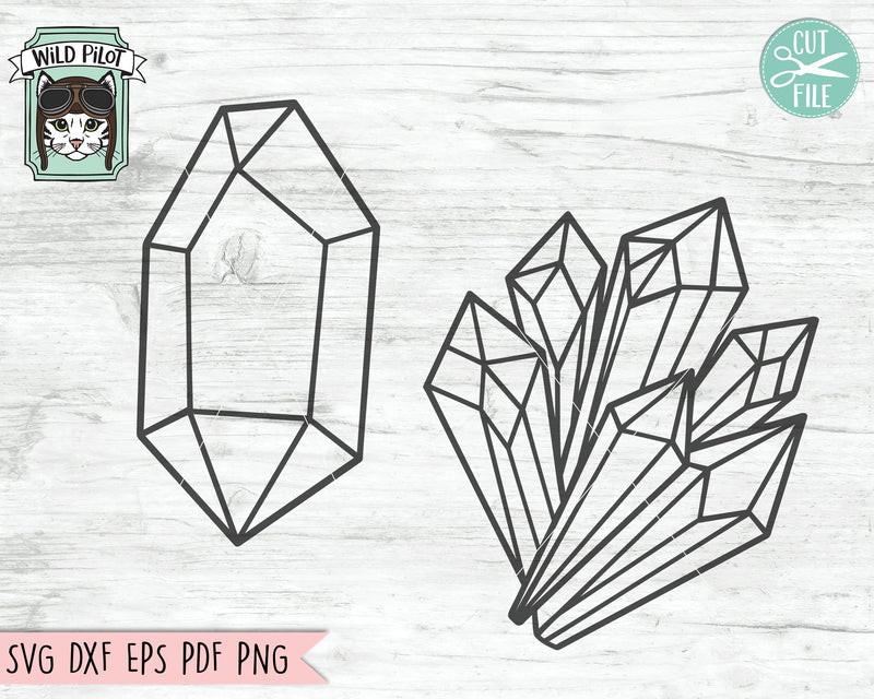 Crystals SVG Files, Crystal Cut File, Crystal Vector, Crystal Png ...