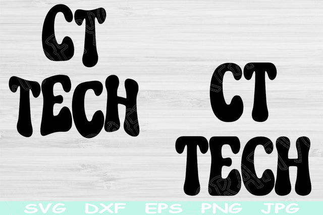CT Tech Svg Dxf Png Cut Files, Computed Tomography Svg, Radiology Svg Files For Cricut, Sonographer Svg Silhouette Digital Download Designs SVG TiffsCraftyCreations 