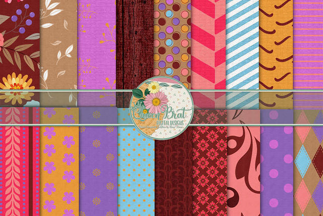 CU Paper Pack 3 Digital Pattern QueenBrat Digital Designs 