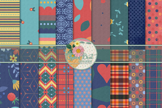 CU Paper Pack 4 Digital Pattern QueenBrat Digital Designs 