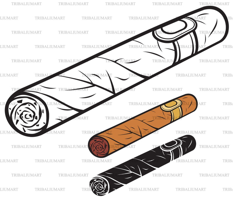 Cuban cigar SVG TribaliumArtSF 