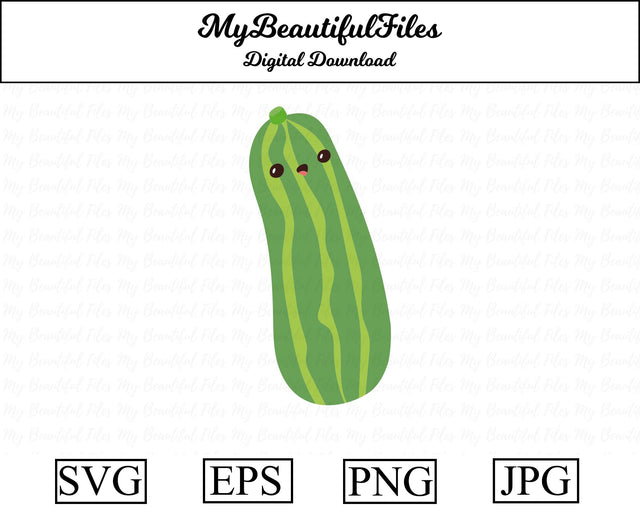 Cucumber - Food SVG MyBeautifulFiles 