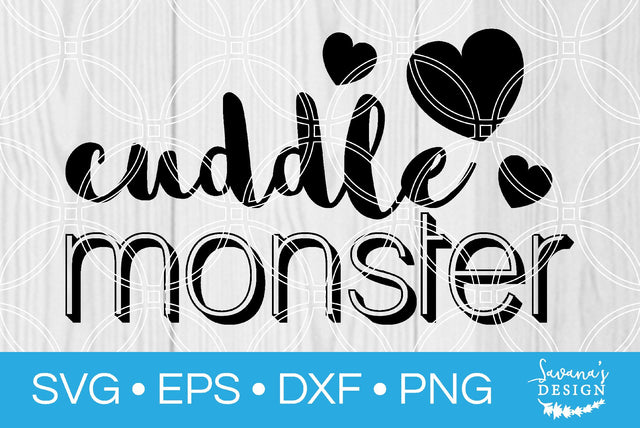 Cuddle Monster SVG SavanasDesign 