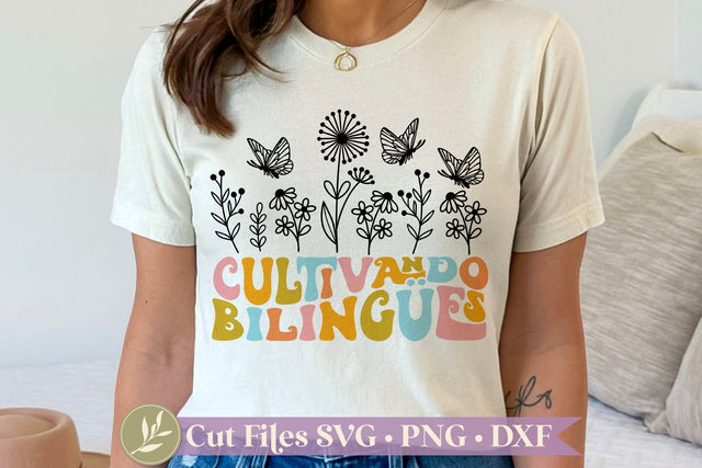 Cultivando Bilingües SVG, Spanish Teacher SVG SVG LilleJuniper 