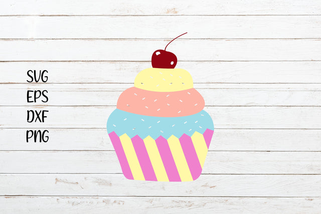 Cup Cake svg cut file SVG SmmrDesign 